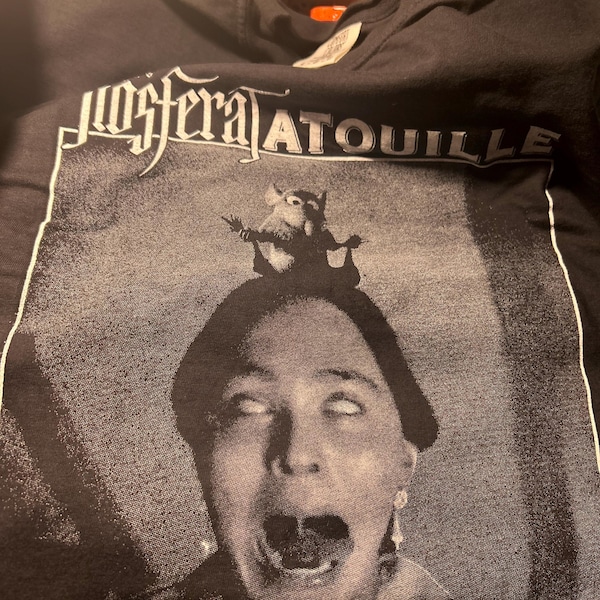 Scary Rattituli Nosferatatouille Nosferatu Ratatouille Mashup Shirt for Fans of Horror ...
