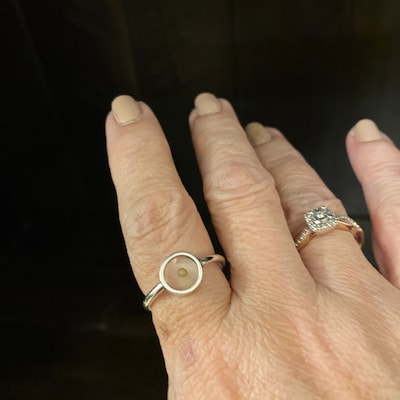 Mustard Seed Circle of Faith Ring Fine Electroplated Real - Etsy