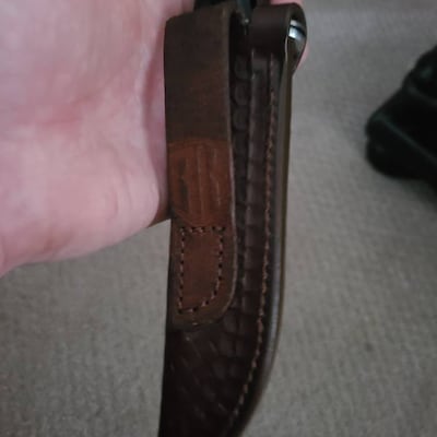 Leather Knife Sheath for Buck 119 E - Etsy
