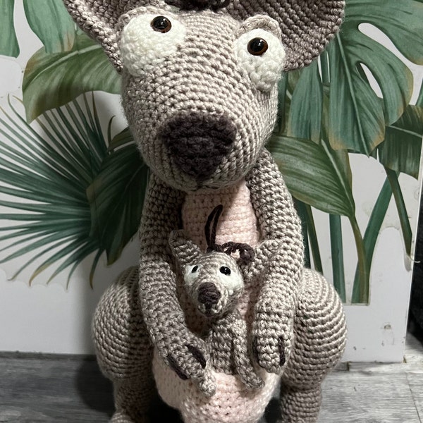 Amigurumi Pattern - Kanga Roo and Baby Roo - English Version - Etsy