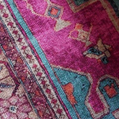Fun Pastel Multicolour Trellis Rug 3D Carved Super Soft Kids Bedroom ...