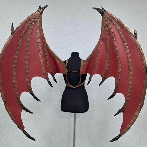 Large Bat Wings | Black Dragon Wings | Bat Wings Cosplay for Halloween ...