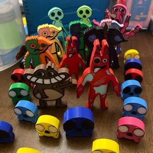 Garten of Banban 6 Figures, Sir Dadadoo, Nanny, Bittergiggle