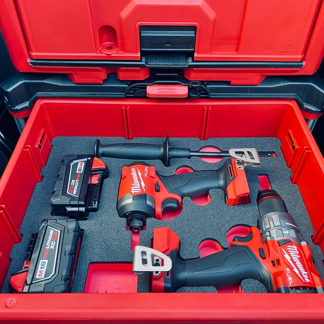 ムロムカイグッズセット FOAM INSERT to Store M18 Fuel Hammer Drill Impact Kit 3697-22 in a