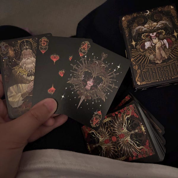 Silence Playing Cards V3 Twins Cardistry Decks Gothic Style Masquerade Silence Playing Cards V3 Twins Cardistry Decks Gothic Style Masquerade
