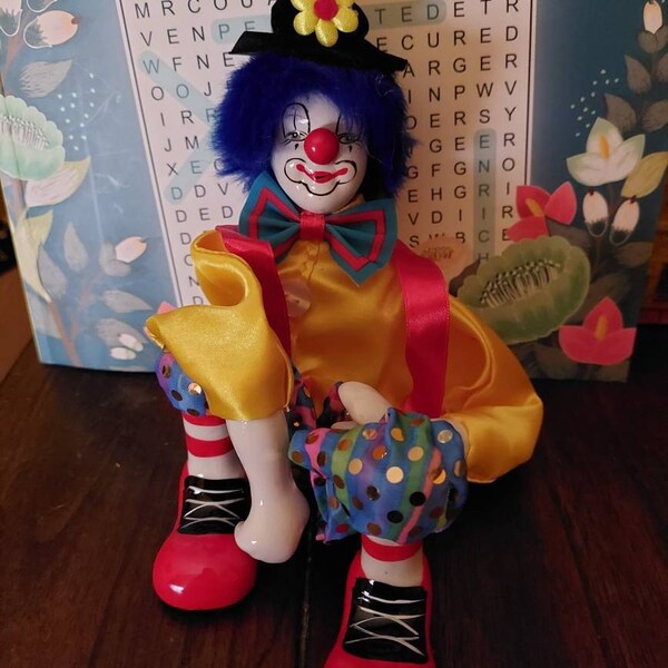 Cute Desktop Doll Decorations,beautiful Porcelain Clown Toys Birthday ...