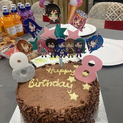 Itsfunneh Birthday Cake Topper, Funneh and Friend's unofficial - Etsy
