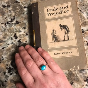 Jane austen turquoise ring sale