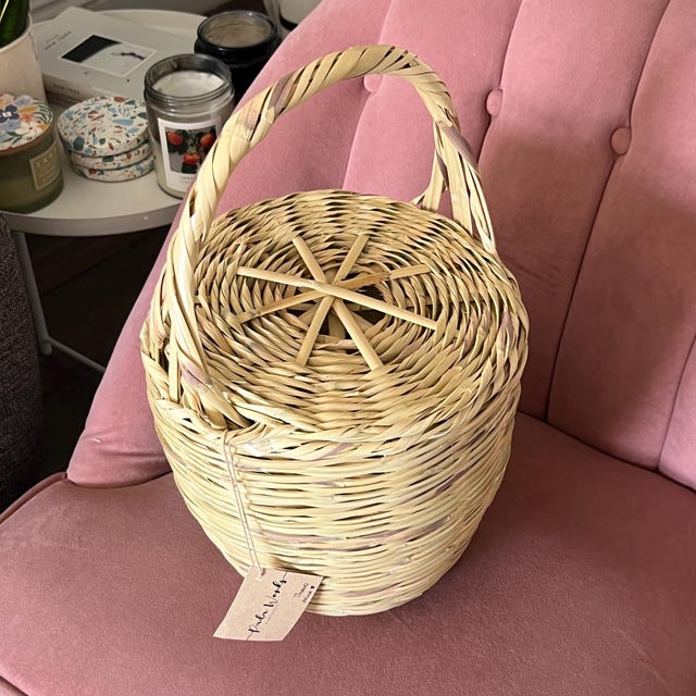 Original Jane Birkin Basket / Cane Basket / Birkin Basket