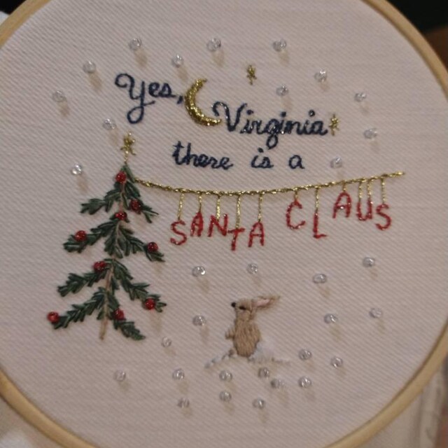 クリスマス刺繍パターン 気まぐれなノエルバニーとクリスマスツリーの クリスマス刺繍パターン 気まぐれなノエルバニーとクリスマスツリーの
