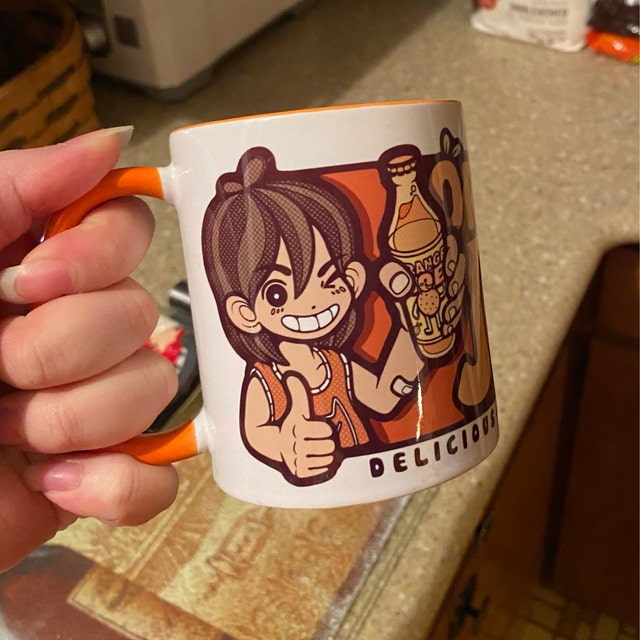 OMORI : オレンジジョー レトロカラーマグ 11オンス - Etsy 日本