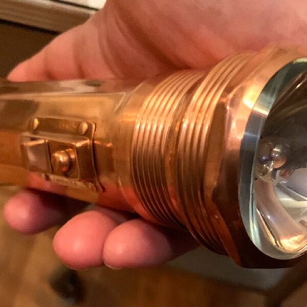 Vintage 1930 Ray-o-vac Copper Flashlight: Working Rivet Switch - Etsy