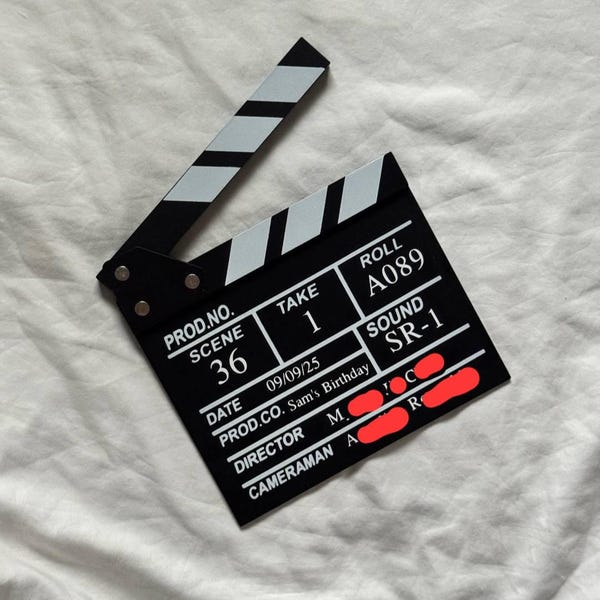 Custom Clapper Board Personalized Movie Clapper Board: Custom Film Slate, Director Gift - Etsy