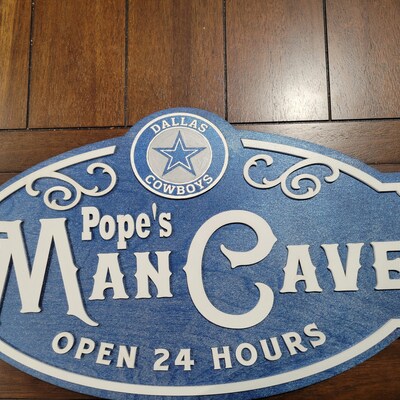 Dallas Cowboys Man Cave Sign - Etsy