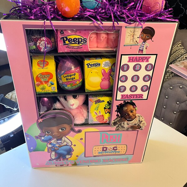 Custom Boy Vending Machine Template, Boy Birthday Gift, Boy Easter ...