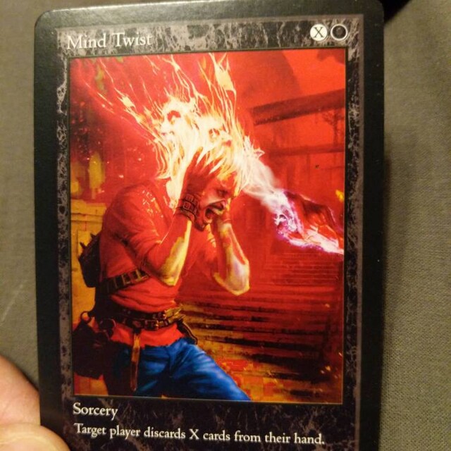 Mind Twist (custom Card Alternate Art) - Etsy