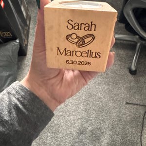 Maria added a photo of their purchase