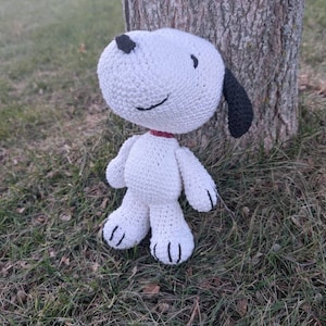 Schema uncinetto Snoopy da 8 pollici, schema uncinetto, schema ...