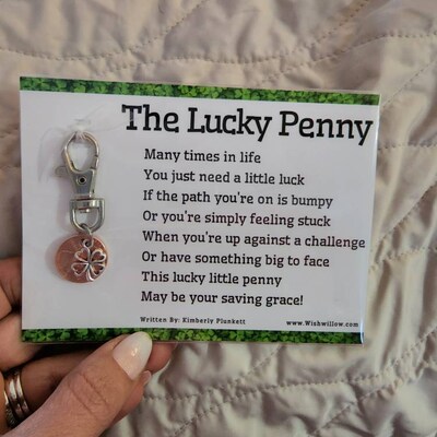 Dimes From Heaven Poem by K. Plunkett Keychain Gift Loss - Etsy