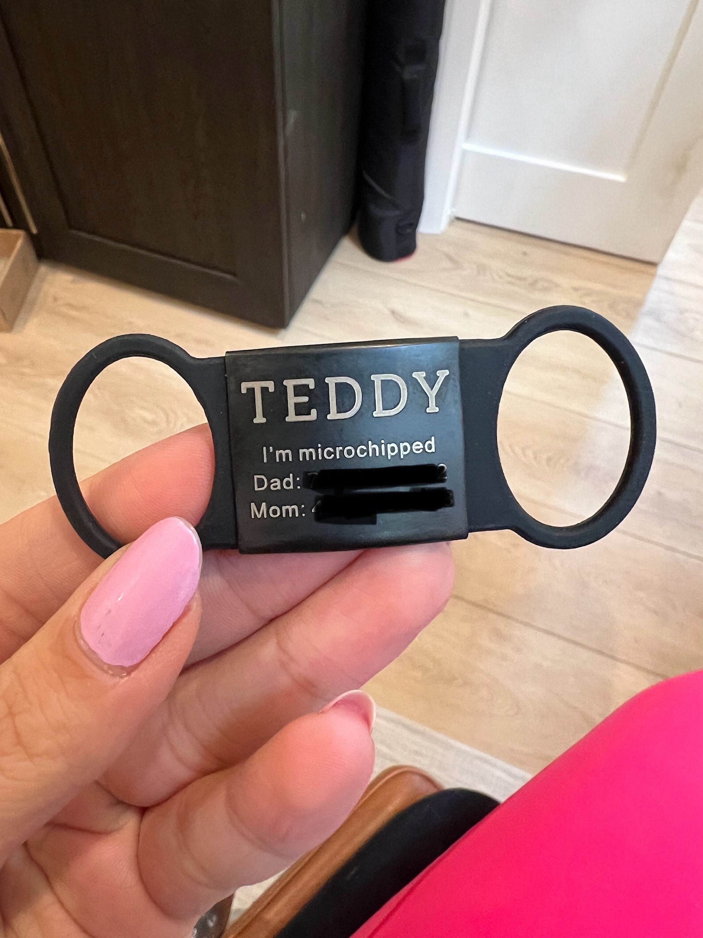 Custom Durable Slide Pet ID Tag🐶🐱,Personalized Name Silicone Dog Tag, Gift for Dog Owner