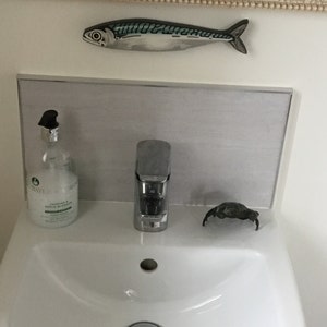1 Large Mackerel Fish Contemporary Wall Sculpture, Fish Art, Original ...