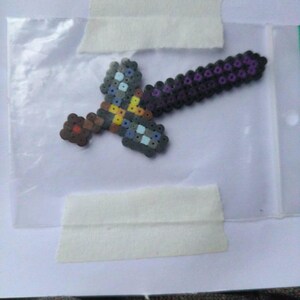 Terraria Swords Perler Beads Art, Handmade Pixel Art, Magnet