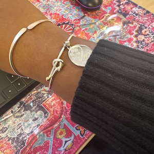 Love Knot Bracelet 925 Sterling silver-Rhodium Gold- Beach Ball Jewelry Collection From Michael's in Provincetown ships from cape Cod