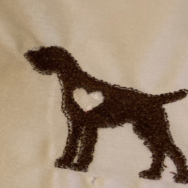 8 Size Pudelpointer Silhouette Embroidery Design Machine Embroidery ...