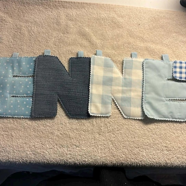 Letter Banner Template - Printable Letters PDF - Etsy