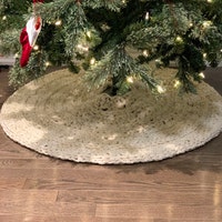 PATTERN Rustic Wonderland Christmas Tree Skirt Crochet - Etsy Canada