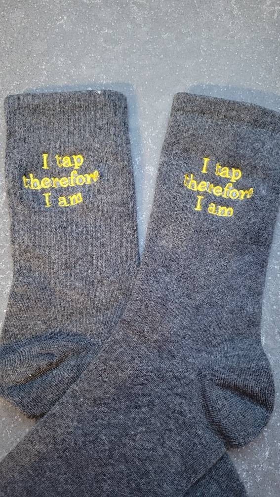Customized embroidered socks with your name, text, and logo, personalized women&#39;s socks, personalized unique gifts, sports socks, team socks