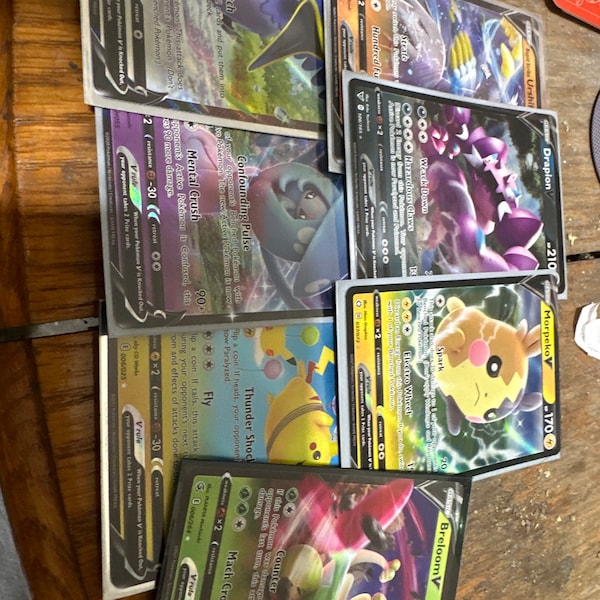 Near Mint English Pokemon TCG 5x Ultra Rare V/EX Pokemon Cards Pack - No Duplicates, Near Mint Or Better Condition Ultra Rare Pokemon Cards Near Mint English Pokemon TCG 5x Ultra Rare V/EX Pokemon Cards Pack - No Duplicates, Near Mint Or Better Condition Ultra Rare Pokemon Cards