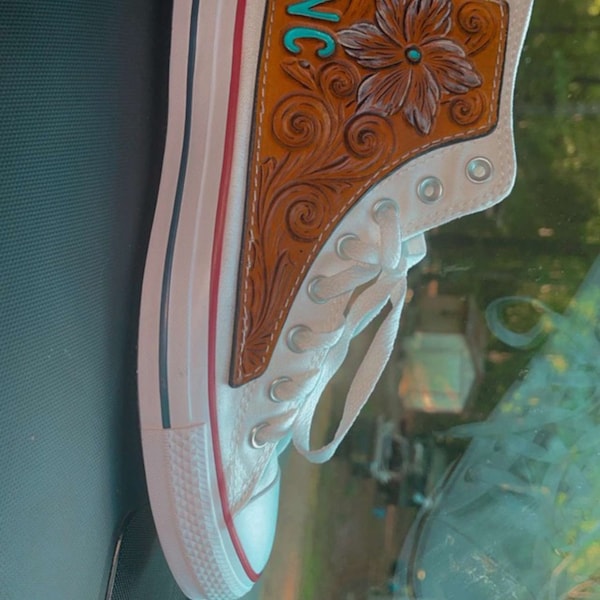 tooled leather wedding shoes