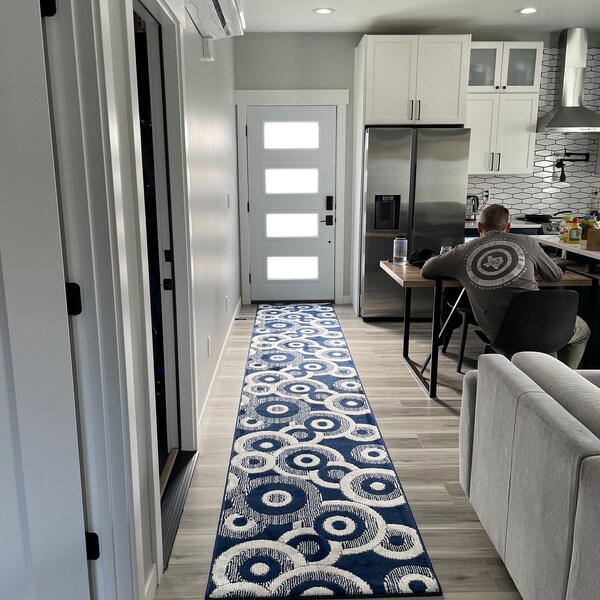 31 Inch Wide Width X 6 8 10 12 15 Ft Floor Runner Rug for Kitchen Hallway Entryway Bathroom Sink ...