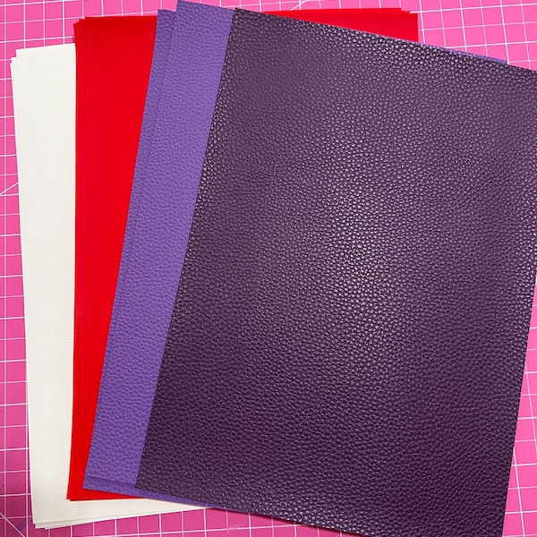 F519 Textured Faux Leather Sheet: 8x11" Craft Supply (1.2mm) - Etsy