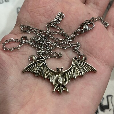 Stainless Steel Vampire Ankh Pendant Necklace - Jamaica
