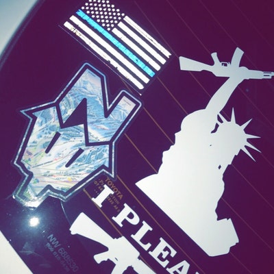 10-50 Gun Model Stickers Pack - Airsoft, 2A Second Amendment, Gaming & Rifle Decals 11 thumbnail image
