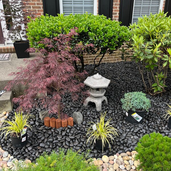 Solid Rock Stoneworks 3 Piece Japanese Lantern- Pre Aged - Etsy