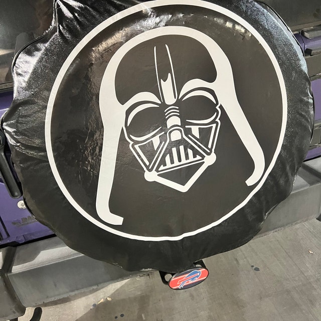 Darth vader jeep tire cover deals