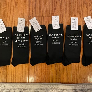 Wedding Socks for the Groom and Wedding Party Personalized - Etsy