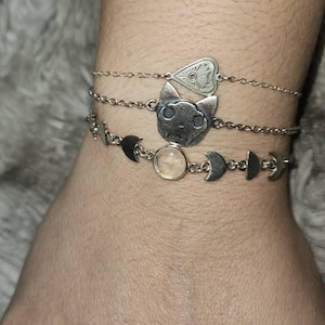 Customer photo, Planchette Charm Bracelet