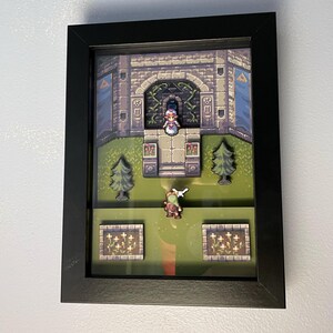 The Legend of Zelda Ocarina of Time Link Meets Zelda Shadow Box