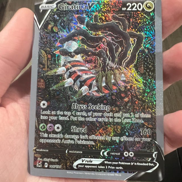 Giratina V Alternate Full Art - Lost Origin - 186/196 / Ultra Rare -  Perfect Gift for Poke Fans - NOT Real Just for Show - Proxy NOT Replica -  Etsy