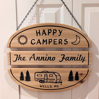 Custom Camping Sign Custom RV Sign Custom Camp Decor Sign - Etsy