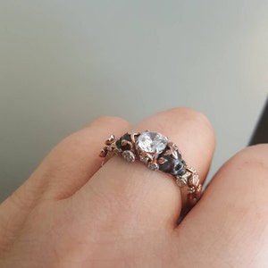 St ivy skull engagement ring sale
