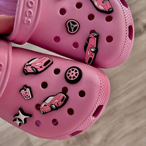 Pink JDM Car Shoe Charms: R34, Boba - Set of 6 - Etsy Israel