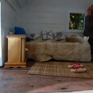 1:12 1/24 Scale Dollhouse Miniature Rug, Artisan Doll House Furniture ...