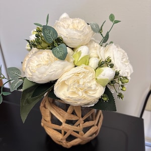 Inweder Fiori Finti per Centrotavola Matrimonio - 2 Pezzi Fiori