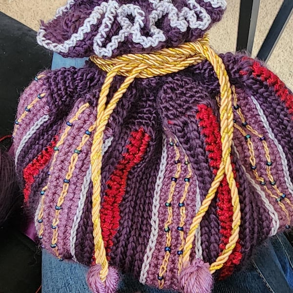 English PDF Crochet Pattern Magical Beaded Bag Instant Download English ...