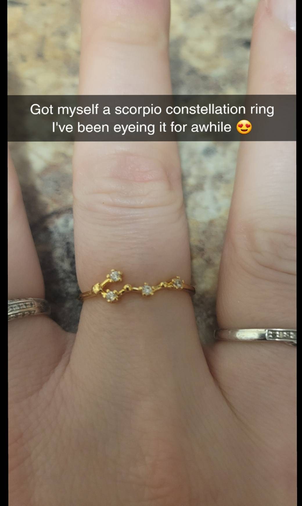 Dainty Zodiac Star Ring For Women Constellation Astrology Horoscope Jewelry Personalized Celestial Birthday Gift Mother&#39;s Day Gift In Box